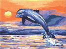  Goblenuri pictate - Animale,Delfin-13 x 17