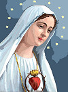  Goblenuri pictate - Portrete,Madonna de Fatima-24 x 32