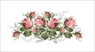  Goblenuri pictate - Perne decorative,Trandafiri-50 x 28