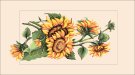  Goblenuri pictate - Perne decorative,Floarea soarelui-50 x 28