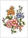  Goblenuri pictate - Flori,Buchet de vara-11 x 15