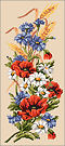  Goblenuri pictate - Flori,Flori de camp-11 x 25