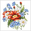  Goblenuri pictate - Flori,Flori de camp-12 x 12