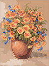  Goblenuri pictate - Flori,Flori galbene-15 x 21