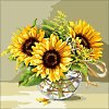 Goblenuri pictate - Noutăţi,Floarea soarelui-17 x 17