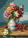  Goblenuri pictate - Flori,Vaza cu trandafiri-18 x 24