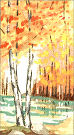  Goblenuri pictate - Peisaje,Mesteceni-11 x 20