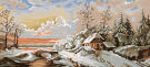  Goblenuri pictate - Peisaje,Peisaj de iarna-11 x 25