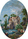  Goblenuri pictate - Peisaje,Moara la Charenton-24 x 32