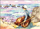  Goblenuri pictate,Pescarita-15 x 21