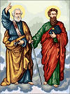  Goblenuri pictate - Scene,Sf. Petru si Pavel-18 x 24