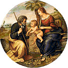  Goblenuri pictate - Scene,Sfanta Familie (dupa Raphael)-28 x 28