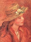  Goblenuri schema - Portrete,Fata cu palarie(Renoir)-120 x 160