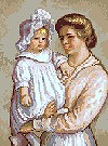  Goblenuri schema - Portrete,Mama cu copil-150 x 210