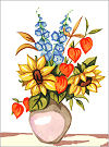  Goblenuri schema - Flori,Buchet de toamna-140 x 180